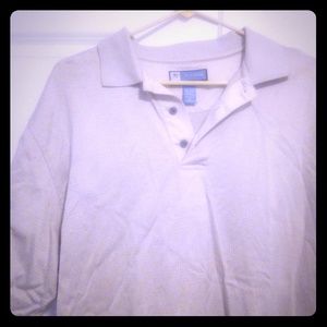 Joseph ABank tan golf polo